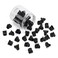 48pcs Mini Hair Claw Clips for Women Girls, Small Tiny Hair Clips Claws Little Plastic Jaw Clamps Clips with Transparent Box (Matte Black)