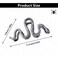 AIUPUOC Metal Black Snake Gothic Hair Claw Clip for Women's Thick Hair, 1Pcs, Halloween Hair Decorations, Hair Accessories