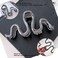 AIUPUOC Metal Black Snake Gothic Hair Claw Clip for Women's Thick Hair, 1Pcs, Halloween Hair Decorations, Hair Accessories