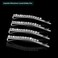 24 Pcs Rhinestone Hair Accessories: Sparkly Crystal Bobby Pins, Shiny Hair Clips for Women and Girls (Silver)