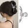 Hair Clip, Elegant Cat Eye Stone Butterfly Design, Metal Sliver Grip Clip for Thick or Thin Hair, Hair Accessories for Women Girls