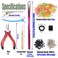 Hair Tinsel Kit with Tools Fairy Hair Heat Resistant Easy to Tie 48" 2300 Strands Super Cute for Girls for New Year Christmas Cosplay