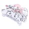 Cat Hair Claw Clip Acetate Strong Grip Hair Jaw Clip 3.35 Inch Cute Animal Hair Clip Clamp for Women Girls,Gray&amp;White