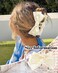 CHLINS 3 Count Bow Claw Clip - Bow Clips for Women in Satin, Nonslip Claw Clips for Thick Thin Hair, Hair Accessory in Black, White, Pink