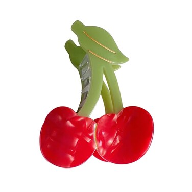 Red Cherry Hair Clip,Acetate Claw Clips,Hair Clips for Women