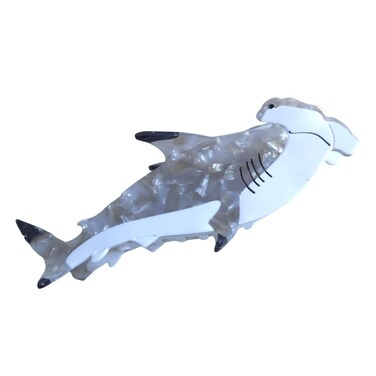 Novelty Hammerhead Shark Hair Clip,Acetate Claw Clips,Big Hair Clips for Women