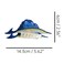 Novelty Sailfish Hair Clip,Acetate Claw Clips,Big Hair Clips for Women