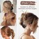 DEEKA 4 PCS 2.5 Inch Hair Claw Clips Double Row Teeth Matte Hair Jaw Clips Hair Barrettes Thick Medium Thin Hair Clips for Women (Beige,Brown,Black)