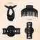 DEEKA 4 PCS 2.5 Inch Hair Claw Clips Double Row Teeth Matte Hair Jaw Clips Hair Barrettes Thick Medium Thin Hair Clips for Women (Black)