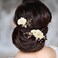 Handmade Beaded Bridal Hair Accessories - Floral Hair Clips and Combs for Women