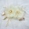 Handmade Beaded Bridal Hair Accessories - Floral Hair Clips and Combs for Women