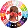 C&Eacute;LLOT 40 PCS 4.5 Inch Hair Bows for Girls Grosgrain Ribbon Boutique Hair Bow Alligator Clips Hair Accessories for Baby Girls Toddlers Kids in Pairs