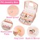 Hair Accessories Set for Girls: Jewelry Box, Hair Clips, Barrettes, Ties, Bows - Teen Girl Gift for Ages 4-12 (Pink)