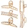 ANBALA Hair Clips, 5pcs Metal Claw Clips for Thick Hair, Large Hair Clips, Butterfly Hair Clips, Hair Accessories for Women Gold