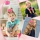 Back To School Hair Accessories - Funny Pencil Hair Clips and Cute Bows for Girls, First Day School Gift for Student Uniform Outfits (Pink)