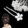AKOAK 20 Pcs Rhinestone Bridal Hairpins, U-shaped Flower Crystal Hair Jewelry Accessories for Weddings, Bridesmaids, Women and Parties