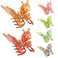 6 Pcs Hair Clips Large Butterfly Hair Clips for Thick Hair No Slip Strong Hold Big Shining Butterfly Hair Claw Clips for Women and Girls Hair Accessories Gifts