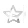 WLLHYF 10 Pieces Metal Star Snap Hair Clips Silver Cute Small Hair Barrettes Non-slip Hollow Out Stars Hairclips for Kids Girls Women Hairpin Lovely Star Headpieces Hair Accessories (silver)