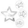 WLLHYF 10 Pieces Metal Star Snap Hair Clips Silver Cute Small Hair Barrettes Non-slip Hollow Out Stars Hairclips for Kids Girls Women Hairpin Lovely Star Headpieces Hair Accessories (silver)