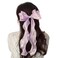 Women Girls Bow Hair Clip Organza Bowknot Hair Clips Hair Pin Large Long Tail Bow Clip Headwear TSFJ38 (Lavender)