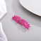 Rose red Color Crystal Hair Clip for Women and Girls Crystals Hair Clip Prom Party Hair Pieces Bridal Bridesmaid Hair Accessories