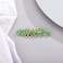 Green Color Crystal Hair Clip for Women and Girls Crystals Hair Clip Prom Party Hair Pieces Bridal Bridesmaid Hair Accessories