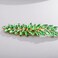 Green Color Crystal Hair Clip for Women and Girls Crystals Hair Clip Prom Party Hair Pieces Bridal Bridesmaid Hair Accessories