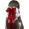Women Handmade Ribbon Lace Sweet Cute Hairpin Lolita Big Bow Hair Clips Lolita Party Princess Barrette Hair Accessories (Red)