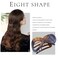 4Pcs French Concord Curved Hair Clips, Plastic, Light weight, Wide Use, Hair Accessories for Women and Girls