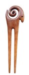 Marycrafts Wooden Ram Symbol Hair Pin, Hair Fork, Hair Stick, Hair Accessories