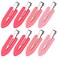8Pcs No Bend No Crease Hair Clips- Styling Duck Bill Clips Alligator Hair Barrettes for Styling Sectioning, Small Gifts for Women Girl Salon Hairstyle Hairdressing Bangs Waves, Gradient Pink