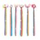 6 Pcs Unicorn Hair Bows Hair Clips For Girls Rainbow Hair Extensions For Kids Toddler Kids Ponytails Hand-made Cute Glitter Hair Accessories