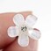 Womens Flower Hair Pins Bridal Wedding Hair Pin with Crystal (small flower)