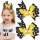 Bee Clip Cute Polka Dot Grosgrain Honey Bee Hair Clips and Barrettes - Alligator Clips for Girls, Party Decor, 2PCS