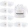 YOHAMA 10 pcs Hair Clips Medium Small 1.57 in Clear Octopus Claw Clips 4cm Medium Jaw Clips Durable Strong Grip for Women Girls Thick Hair.