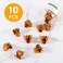 YOHAMA 10 pcs Hair Clips Medium Small 1.57 Inch Octopus Hair Clips Brown 4cm Medium Jaw Clips Durable Strong Grip for Women Girls Thick Hair.
