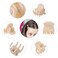 YOHAMA 36 pcs Beige Mini Hair Clips, Durable and Strong Tiny Hair Claw Claw Clips for Women and Girls, Multifunction Hair Claw Good for Decroation Buns, Pining Bangs, Design Kids Hairstyles.
