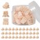 YOHAMA 36 pcs Beige Mini Hair Clips, Durable and Strong Tiny Hair Claw Claw Clips for Women and Girls, Multifunction Hair Claw Good for Decroation Buns, Pining Bangs, Design Kids Hairstyles.