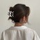 Vintage Checkered Y2K Hair Barrettes, Aesthetic 3Pcs Claw Clips for Women and Girls