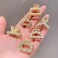 8Pcs Pearl Claw Clip Small Hair Clips for Women,Sweet Pearl Barrettes Various Styles Pearl Hair Claw Clips,Non-slip Mini Claw Clips Gold Hair Clip Decorative Hair Accessories for Women Girl