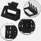 6 packs of hair claw clips large claw clips, small rectangular claw hair clips Accessories for Women.Girls Hair Clips Claw Hair