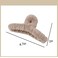 8 PACK Large Faux Fur Hair Claw Clips Plush Hair Catch Barrette Jaw Clamp for Girls Hair Clips Claw Hair