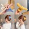 8 PACK Large Faux Fur Hair Claw Clips Plush Hair Catch Barrette Jaw Clamp for Girls Hair Clips Claw Hair