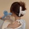 8 PACK Large Faux Fur Hair Claw Clips Plush Hair Catch Barrette Jaw Clamp for Girls Hair Clips Claw Hair