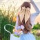 Zkptops 4Pcs Silky Satin Hair Clips - Oversized Cute Bow Barrettes for Women &amp; Girls (Black, Beige, Brown)