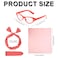 WOVOWOVO 50s Outfits for Women 1950s Halloween Costume Accessories Decades Day Outfit Polka Dot Headband Chiffon Scarf Cat Eye Glasses for Adult Woman Teens (Red)