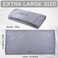 Large Hair Towel Wrap for Women Bath Towel,Plush Absorbent Microfiber Hair Towels with Elastic Strap,Super Soft Hair Drying Towel,Quick Dry Hair Turban for Thick Hair