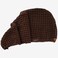 Hair Towel   100% Cotton Silk Hair-Drying Waffle Wrap Turban for Women, Ultra-Absorbent, Anti Frizz, Hair Damage Protection for Straight and Curly Hair (Dark Cocoa, 1 Pack)