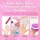Glow in the Dark Kids Foot Spa Kit with Pedicure Kit - Kids Nail Polish Set for Ultimate Spa Experience - Girls Spa Kit