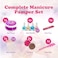 Glow in the Dark Kids Foot Spa Kit with Pedicure Kit - Kids Nail Polish Set for Ultimate Spa Experience - Girls Spa Kit